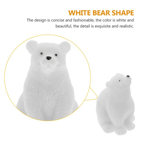 Pcs resin bear miniature - pcs,