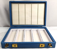 Vintage Carry Case Slide Storage Sample Storage Science Collectibles J1904