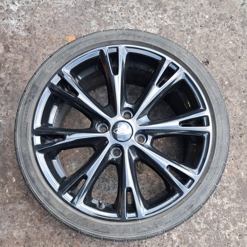 Ford fiesta black alloy wheel - ford,