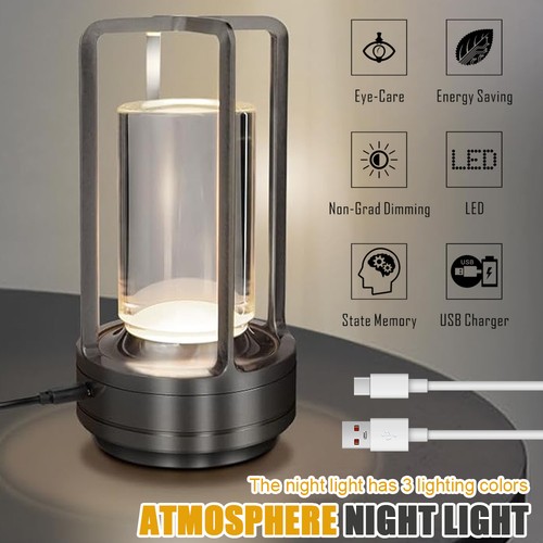Modern table lamp - table, wireless