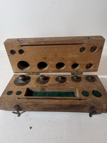 Vintage brass balance scale - balance,