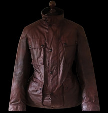 BELSTAFF WAX WAXED Motorcycle Biker Cafe Racer Motorbike Brando Bike Jacket Coat