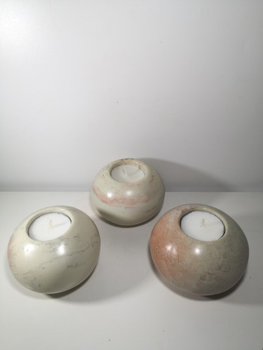Soapstone obus tealight - 25,