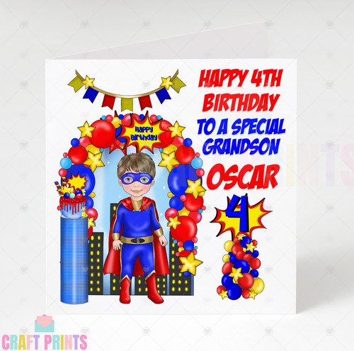 Personalised superhero - personalised,