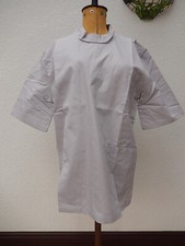 Work In Style Men Dental Tunic Size 38 Pale Grey Short Sleeves Nurse Dentist Vet