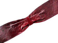 70s Snake Belt Dark Cherry