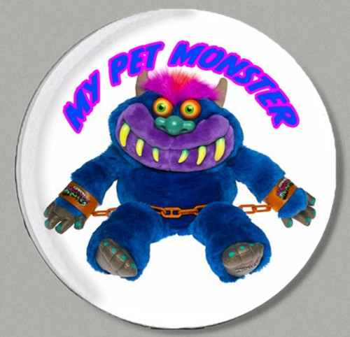 Pet monster round fridge - my,