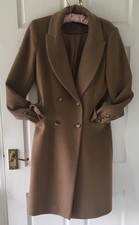 Phase Eight Camel Coloured  Coat  Size 12 