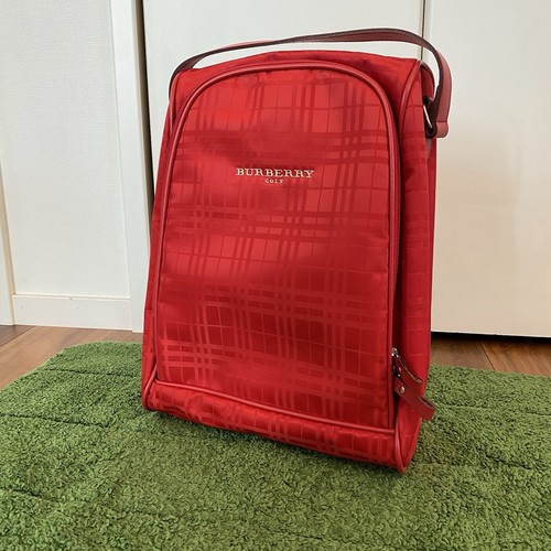 Burberry red checkered design - red,