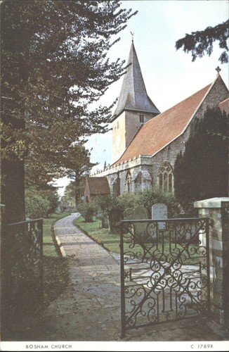 Vintage bosham church england - bosham,