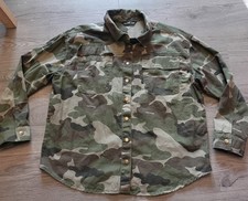 Ladies F&F Camouflage Shirt Jacket Size 16-18