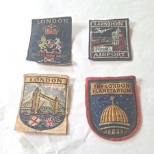 4 London  themed Woven Cloth