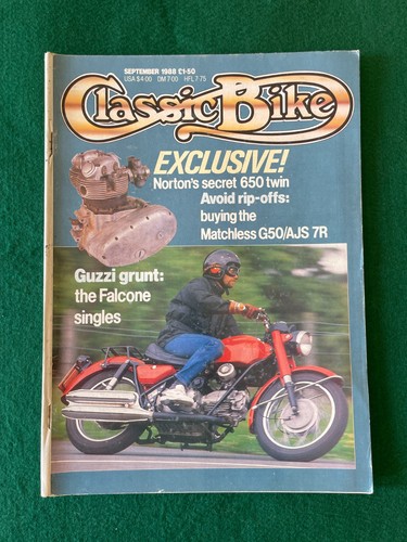 Classic bike sep 1988 norton - bike,