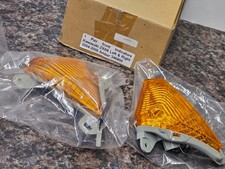 PAIR KAWASAKI ZX6R LEFT & RIGHT FRONT INDICATOR AMBER 2004-2006