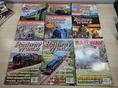 Railway world magazines - railway,