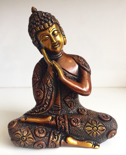 Antique buddha heavy - heavy, carved