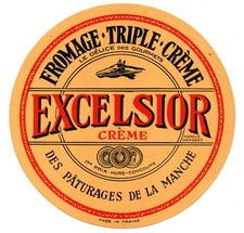 France - Vintage Cheese Label