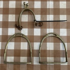2 Vintage Solid Nickel Horse