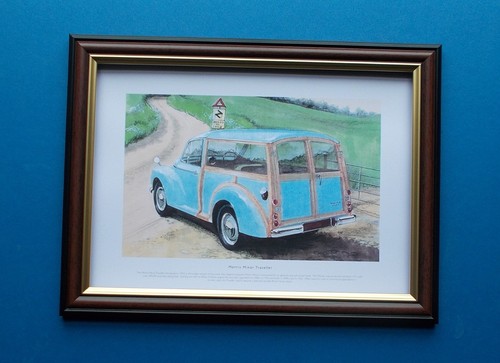 Morris minor traeller print - morris,