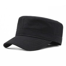 Men Cadet Cap Cotton Military