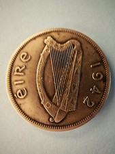 1942 Bronze Irish One Penny