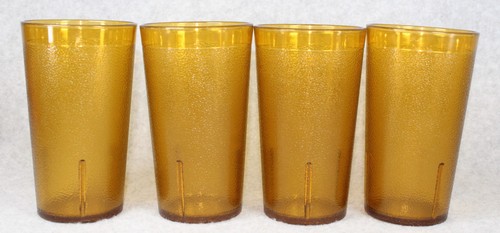 Set vintage amber pebbled - set,