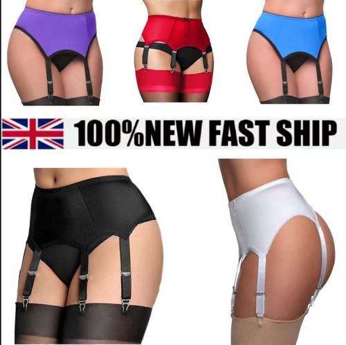 New vintage garter belts - new, plain