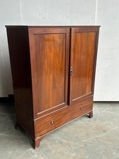 1940 mahogany linen cupboard - mahogany,