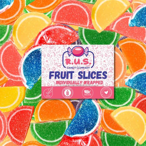 Rus candy company fruit slices - rus,