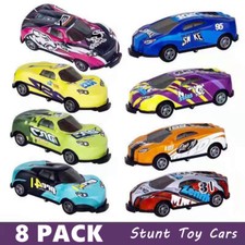 8 Pack Stunt Toy Car Alloy