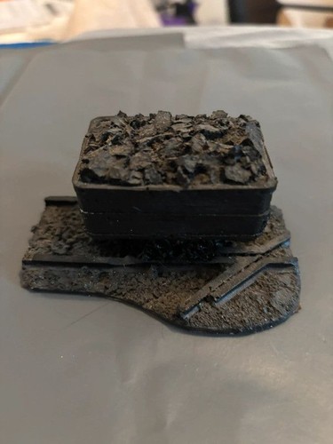 Ornament coal trolley - of,