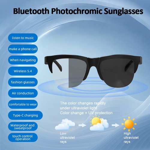 Unisex smart glasses bluetooth - unisex,