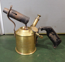Max Sievert Original Brass Blow Lamp Apparatus 0.4L 3/4 Pint Sweden Vintage