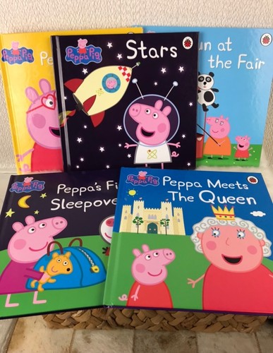 Peppa pig hardback books - pig,