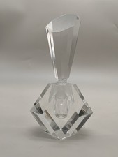 LARGE ART DECO FACETED CRYSTAL