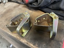 Land Rover Lightweight & 101 Bonnet Starter Handle Storage Clips x 2 Zinc Plated