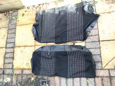 CLASSIC MINI COOPER S RARE RSP 90S BLACK REAR SEAT COVERS INTERIOR WORKS 1275