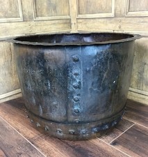 Large antique riveted copper - riveted,