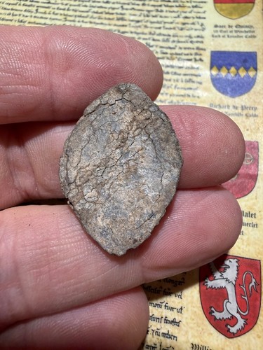 Rare medieval lead - a,