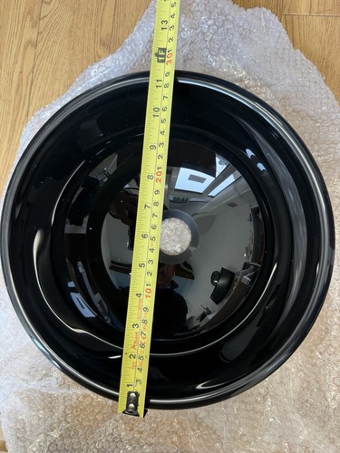 Black glass sit basin - black,