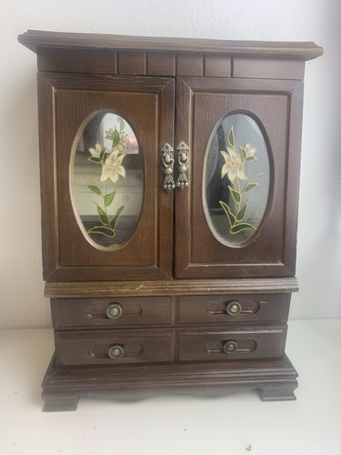 Vintage drawer dark wood - drawer,