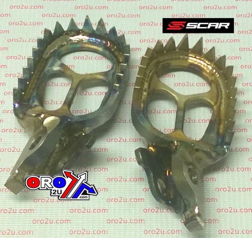 Scar titanium footpegs honda - scar,