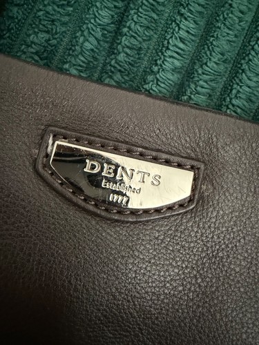 Dents leather handbag brown - handbag,