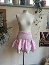 Vintage 80s pink lace mini - vintage,