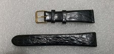 LASSALE By SEIKO CALF-JAPAN-W Unisex 19mm Black Leather Watch Band Men & Women