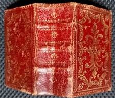 1663 LATIN. MISSAL & BREVIARY. MINIATURE. ENGRAVINGS. BINDING.  WITH ALL FAULTS.