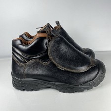 Cofra Mens Safety Work Boots Metatarsal Guard Black Leather  UK 7  Steel Toe