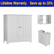 White Bathroom Under Sink