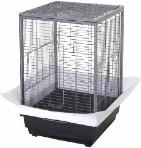 Spacious metal bird - bird, w/