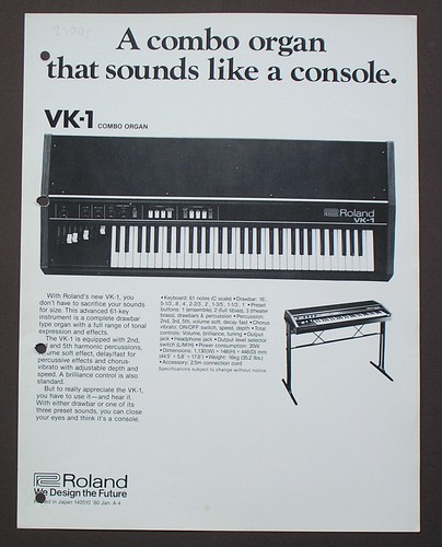 Roland brochure - vk-1, /